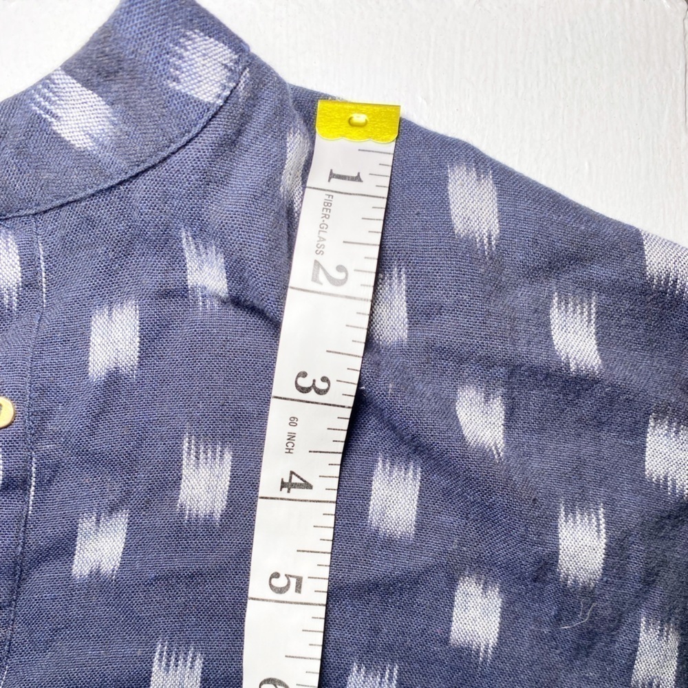 Ulla Johnson Blue White Indigo Ikat Print Corsica Dress - Picture 13 of 16